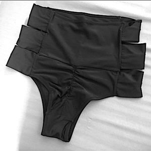High Waisted Bikini Bottoms, Large